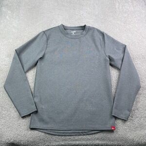 Kombi‎ Shirt Mens XL Grey Performance Wool Blend Long Sleeve Base Layer Hiking